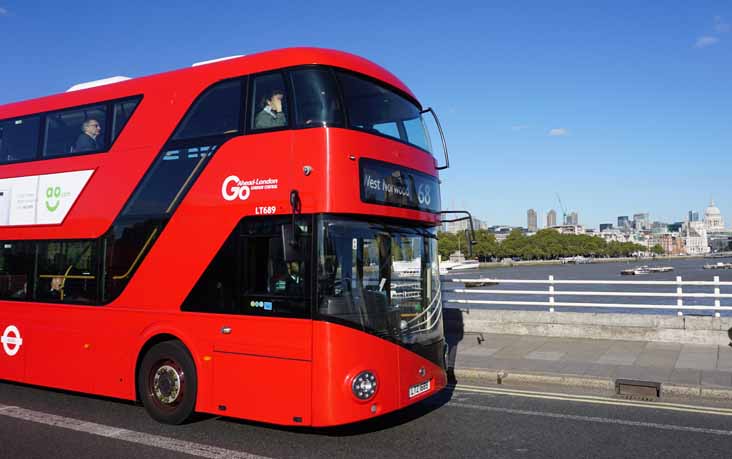Go-Ahead London New Routemaster LT689
